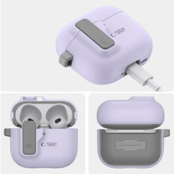 Tech-Protect Slim Hook Apple AirPods 4 Lavender