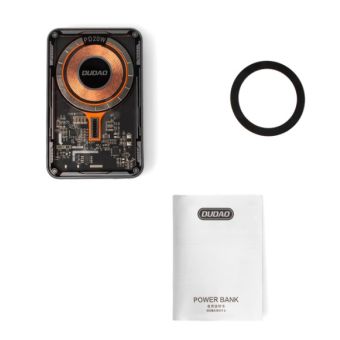 Dudao TGK1, MagSafe 20W 10000mAh, čierna