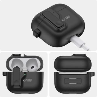 Tech-Protect Slim Hook Apple AirPods 4 Black