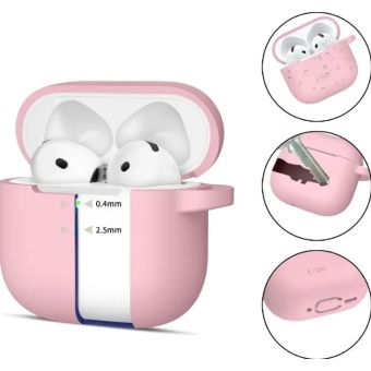Tech-Protect Silicone Hook Apple Airpods 4 Dusty Pink