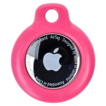 Obal Bizon Locator Keychain Apple AirTag ružový