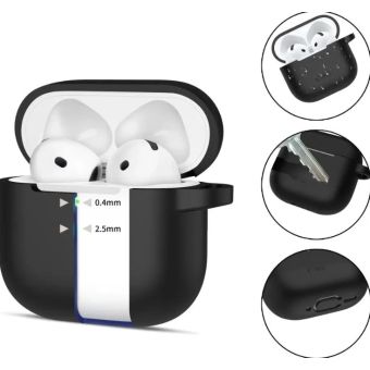 Tech-Protect Silicone Hook Apple Airpods 4 Black