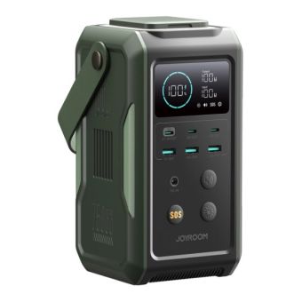Joyroom JR-PBF10 Powerbank, 75000mAh 100W, 3xUSB-C 3xUSB-A, svietidlo rúčka, zelená