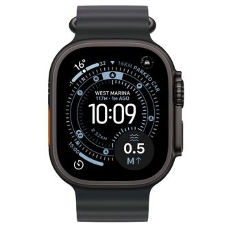 Apple Watch Ultra 3 GPS + Cellular 49mm Black Titanium Case with Black Ocean Band
