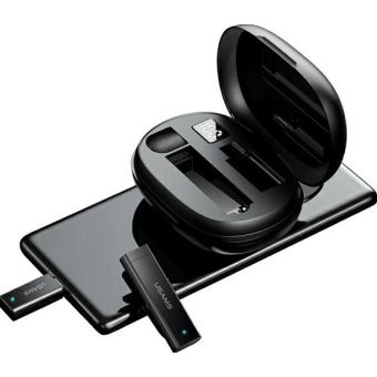 USAMS ENC 2.4G USB-C ZB243MKF01 - bezdrôtový mikrofón klopný