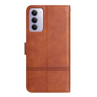 Obal Texture PU Book Xiaomi Redmi 15 4G/5G hnedý