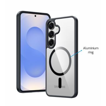 Obal SWISSTEN Clear Jelly MagStick Metallic Samsung Galaxy S24+ 5G S926 čierny