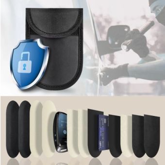 Tech-Protect KLR100 Pouch Keyless RFID, obal na blokovanie signálu(Faradayova klietka), matne čierny