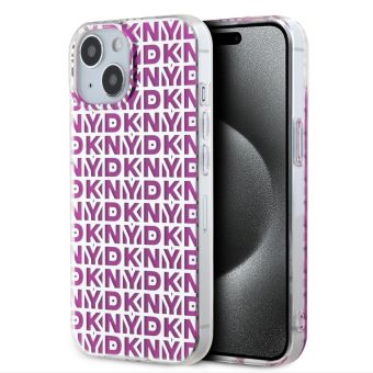 Obal DKNY PC/TPU Repeat Pattern Apple iPhone 15 DKHCP15SHOPECP Pink