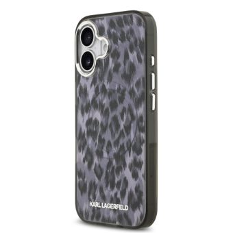 Obal Karl Lagerfeld IML Leopard MagSafe Apple iPhone 17 KLHMP17SHDLEOICK sivý