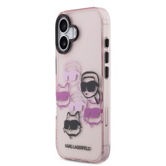 Obal Karl Lagerfeld IML Multi K&CH Heads iPhone 17 KLHCP17SHMCHKCOP ružový