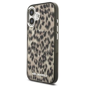 Obal Karl Lagerfeld IML Leopard MagSafe Apple iPhone 17 KLHMP17SHDLEOICW hnedý