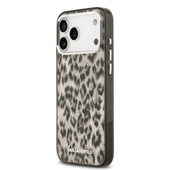 Obal Karl Lagerfeld IML Leopard MagSafe Apple iPhone 17 Pro Max KLHMP17XHDLEOICW hnedý