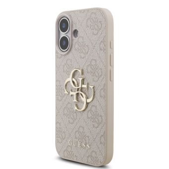 Obal Guess PU 4G Metal Logo Strap Apple iPhone 17 GUHCP17SP4GMGSP ružový