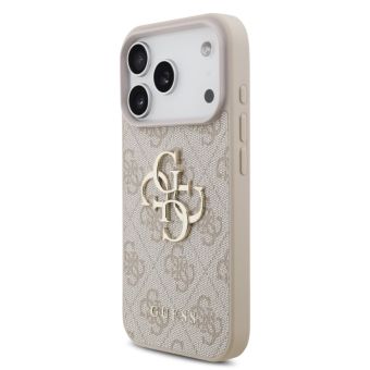Obal Guess PU 4G Metal Logo Strap Apple iPhone 17 Pro Max GUHCP17XP4GMGSP ružový