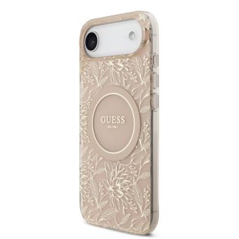 Obal Guess IML Flowers Allover Strap MagSafe Apple iPhone Air GUHMP17MHCPOFPP ružový
