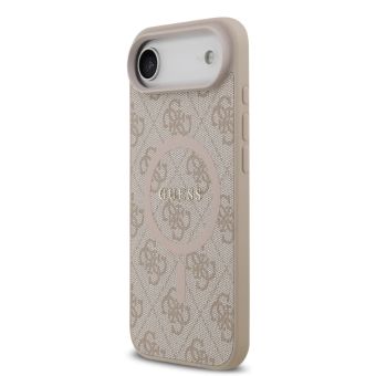 Obal Guess PU Leather 4G Colored Ring MagSafe Apple iPhone Air GUHMP17MG4GFRP ružový