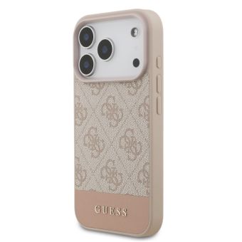 Obal Guess PU 4G Stripe Apple iPhone 17 Pro GUHCP17LG4GLPI ružový