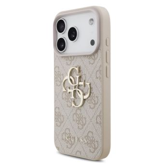 Obal Guess PU 4G Metal Logo Apple iPhone 17 Pro GUHCP17L4GMGPI ružový