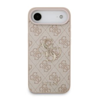 Obal Guess PU 4G Metal Logo Apple iPhone Air GUHCP17M4GMGPI ružový