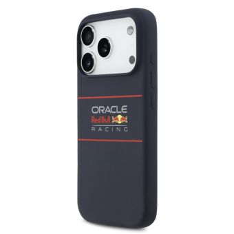 Obal Red Bull Silicone Horizontal Logo MagSafe Apple iPhone 17 Pro Max RBHMP17X24SIHSRV modrý
