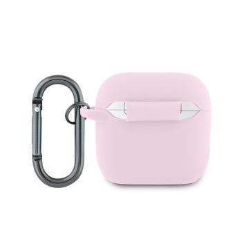 Obal Lacoste Liquid Silicone Croc Logo Apple AirPods 4 LCA4SLOI ružový