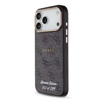 Obal Guess PU 4G MagSafe Strap Limited Edition 299 Apple iPhone 17 Pro Max GUHMP17XP4GREGSLK čierny