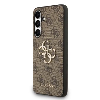 Obal Guess PU 4G Metal Logo Samsung Galaxy S25 FE 5G S731 GUHCS25FE4GMGBR hnedý
