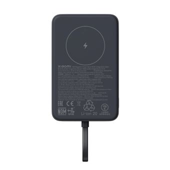 Xiaomi Magnetická Powerbanka 33W 10000mAh s integrovaným USB-C káblom šedá