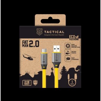 Tactical Fat Man 2.0 USB-A/USB-C 1m 60W 3A žltý