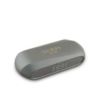 Guess Elongated Metallic TWS bezdrôtové slúchadlá GUTWSC2MCDSE sivé