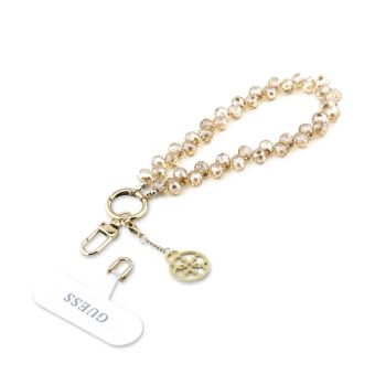 Guess Univerzálny Popruh na Ruku Crystals 4G Charm GUUCMDG4CD zlatý