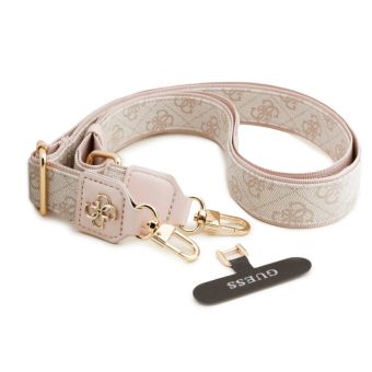 Guess Crossbody Popruh PU 4G Metal Logo GUUCNP4AGMP ružový