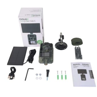 EVOLVEO StrongVision Solar WiFi, fotopasca s Aplikáciou WiFi a solárnym panelom