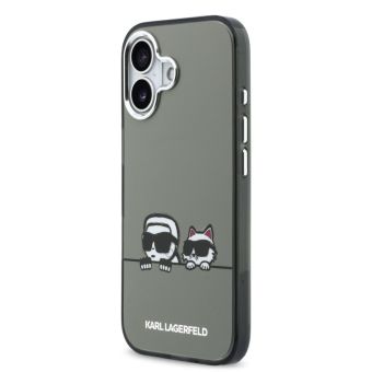 Obal Karl Lagerfeld IML K&CH Heads Logo MagSafe Apple iPhone 17 KLHMP17S6HPKACK čierny