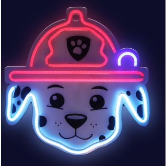 Paw Patrol Marshall OW-130646, neónové LED svietidlo na stenu