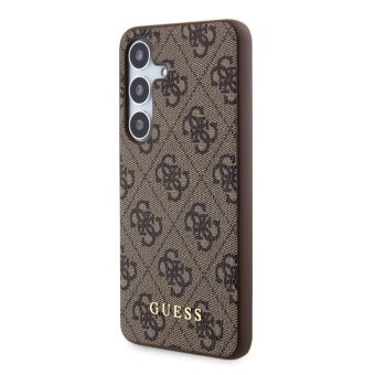 Obal Guess 4G Samsung Galaxy S24 5G S921 GUHCS24SG4GFBR hnedý