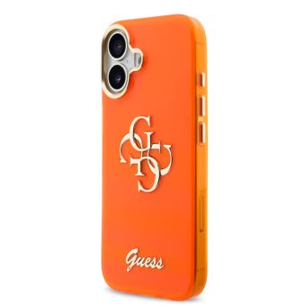 Obal Guess IML 4G Script Metal Logo Apple iPhone 17 GUHCP17S5HC4MLSO oranžový