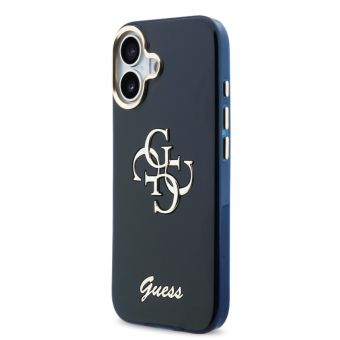 Obal Guess IML 4G Script Metal Logo Apple iPhone 17 GUHCP17S5HC4MLSB modrý