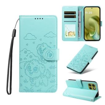 Obal Mezzo Book RFID Motorola Moto G86 5G/G86 Power 5G Pes zelený