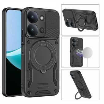 Obal Defender Magsafe Ring Xiaomi Redmi 15C/POCO C85 zelený