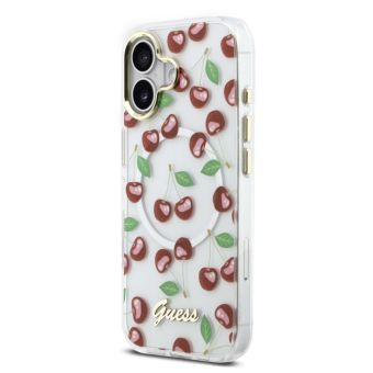 Obal Guess IML Glitter Cherry MagSafe iPhone 17 GUHMP17S5HTCGMEH