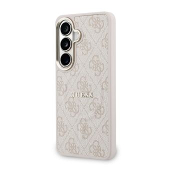 Obal Guess PU Leather 4G Gold Frame Magnetic Samsung Galaxy S26 5G S942 GUHMS26SP4MSEGCP ružový