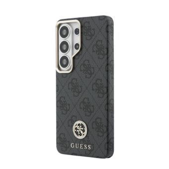 Obal Guess PU Leather 4G Strass Logo Gold Frame Magnetic Samsung Galaxy S26 Ultra 5G S948 GUHMS26LP4GRMDEK čierny