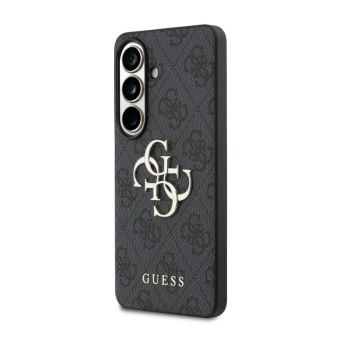 Obal Guess PU 4G Metal Logo Samsung Galaxy S26 5G S942 GUHCS26S4GMGGR sivý
