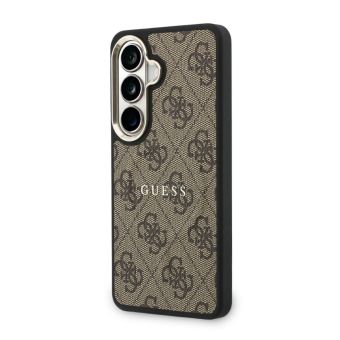 Obal Guess PU Leather 4G Gold Frame Magnetic Samsung Galaxy S26 5G S942 GUHMS26SP4MSEGCW hnedý