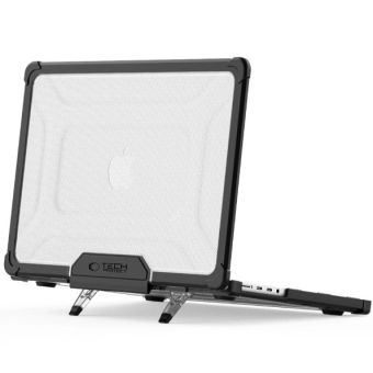 Obal Tech-Protect SmartShell MacBook Pro 14 M1/M2/M3/M4/M5 2021-2025 čierno transparentný