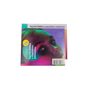 Rýchla SIMka 4KA s paušálom na mesiac ZADARMO