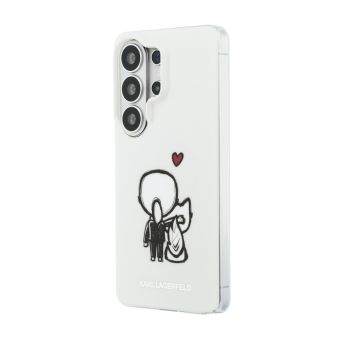 Obal Karl Lagerfeld IML K&CH Back Logo Magnetic Samsung Galaxy S26 Ultra 5G S948 KLHMS26L6HKCBHH transparentný
