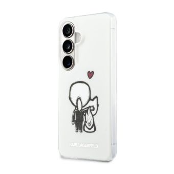 Obal Karl Lagerfeld IML K&CH Back Logo Magnetic Samsung Galaxy S26 5G S942 KLHMS26S6HKCBHH transparentný
